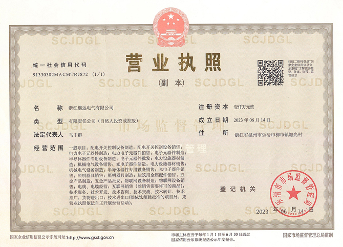 公司营业执照